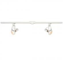  70221-4-2L WH - 4' Two Light Halogen Track Kit - White